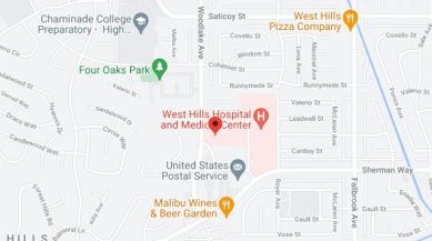 Vascular Neurology of Southern California map